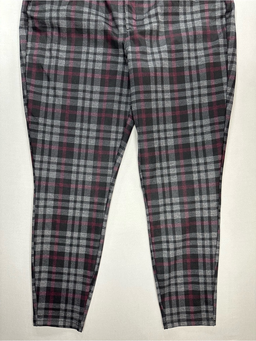NWT Maurices Skinny Ankle Mid Rise Plaid Pants, Stretch - Womens 20W Regular - Picture 9 of 16